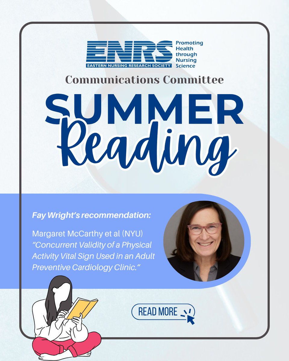 ENRS_Science's tweet image. Fay Wright is excited to share one of her top picks for your summer reading!

This article delves into an important aspect of patient assessment and has significant implications for preventive care: journals.lww.com/nursingresearc…

🤔 What was your biggest takeaway? Tell us below!