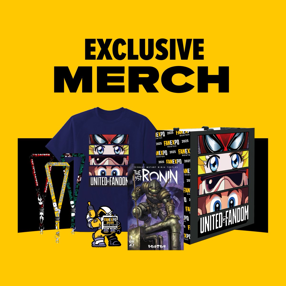 FANEXPOBoston's tweet image. From rare finds to exclusive designs, this is your chance to own something truly special. Browse the exclusive #FANEXPOBoston show merch and get ready to level up your collection: spr.ly/6018fMMIq