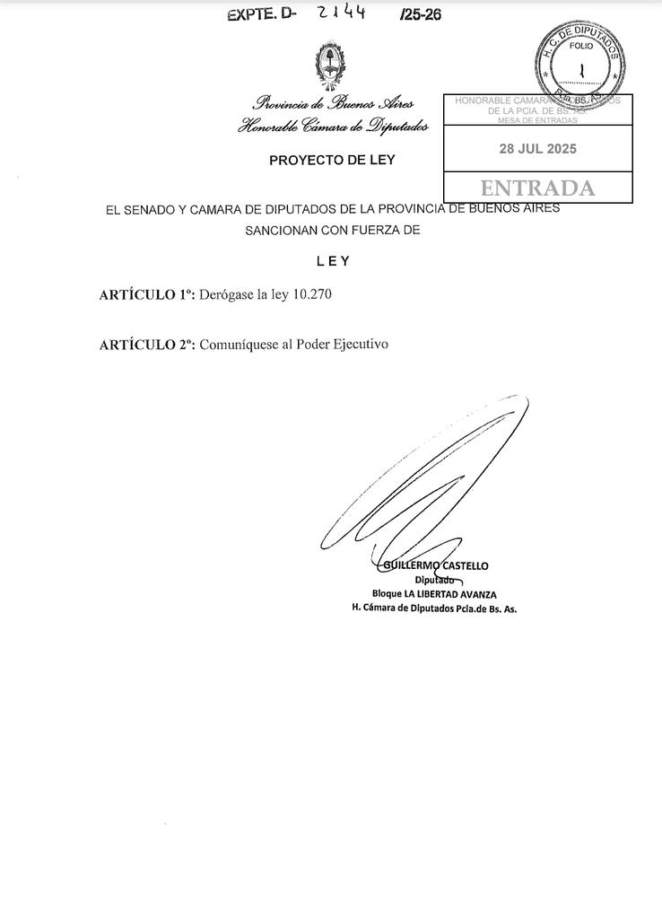 grcastello's tweet image. #22
Una ley le permite al Gobernador hacer un “plan de abaratamiento de artículos de primera necesidad”.
Para eso puede instalar centros de compra en cualquier lado.
Te gusta el Estado empresario?
Gastando tu dinero para fundir tu almacén o tu verdulería?
Proponemos derogarla.