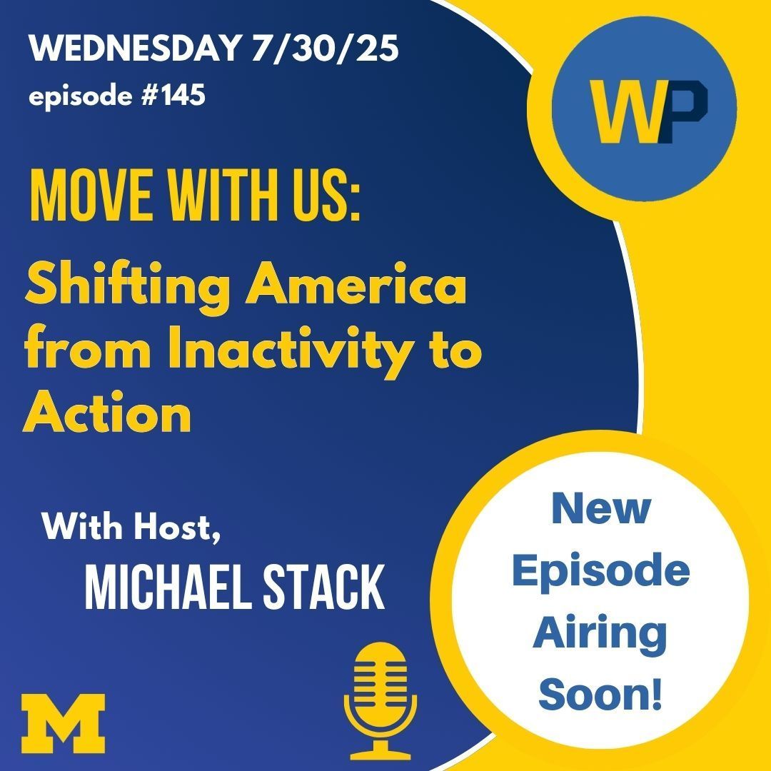 WellnessParadox's tweet image. Stay tuned for this month&apos;s episode airing on Wednesday! @PAAMovewithUs @UMKines 

#PhysicalActivity #PublicHealth #MoveWithUs #HealthCrisis #FitnessForAll #PreventionMatters #InactivityToAction #YouthWellness #ACSM #HealthPodcast #WellnessRevolution