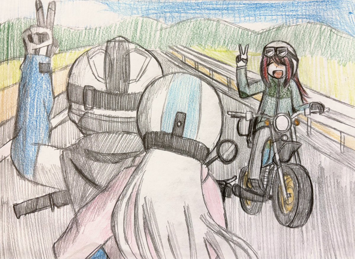 SASIAI_0807's tweet image. 華子さんと綾ちゃんどこかですれ違っていそう
 #mono
 #ゆるキャン