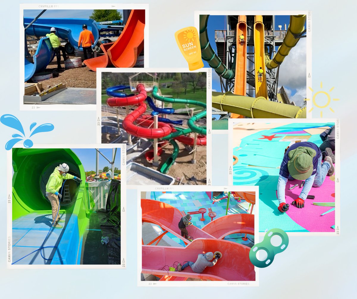 BaynumSolutions's tweet image. We believe that every day should be #NationalWaterparkDay- but hey, we’ll happily soak up the fun today! We’ve constructed and coated water attractions nationwide, providing you with endless aquatic thrills. So, go and make the most of this day! 💦🎉