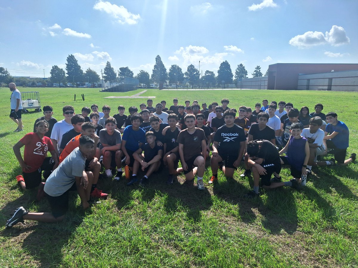 First day of football camp Awesome group!