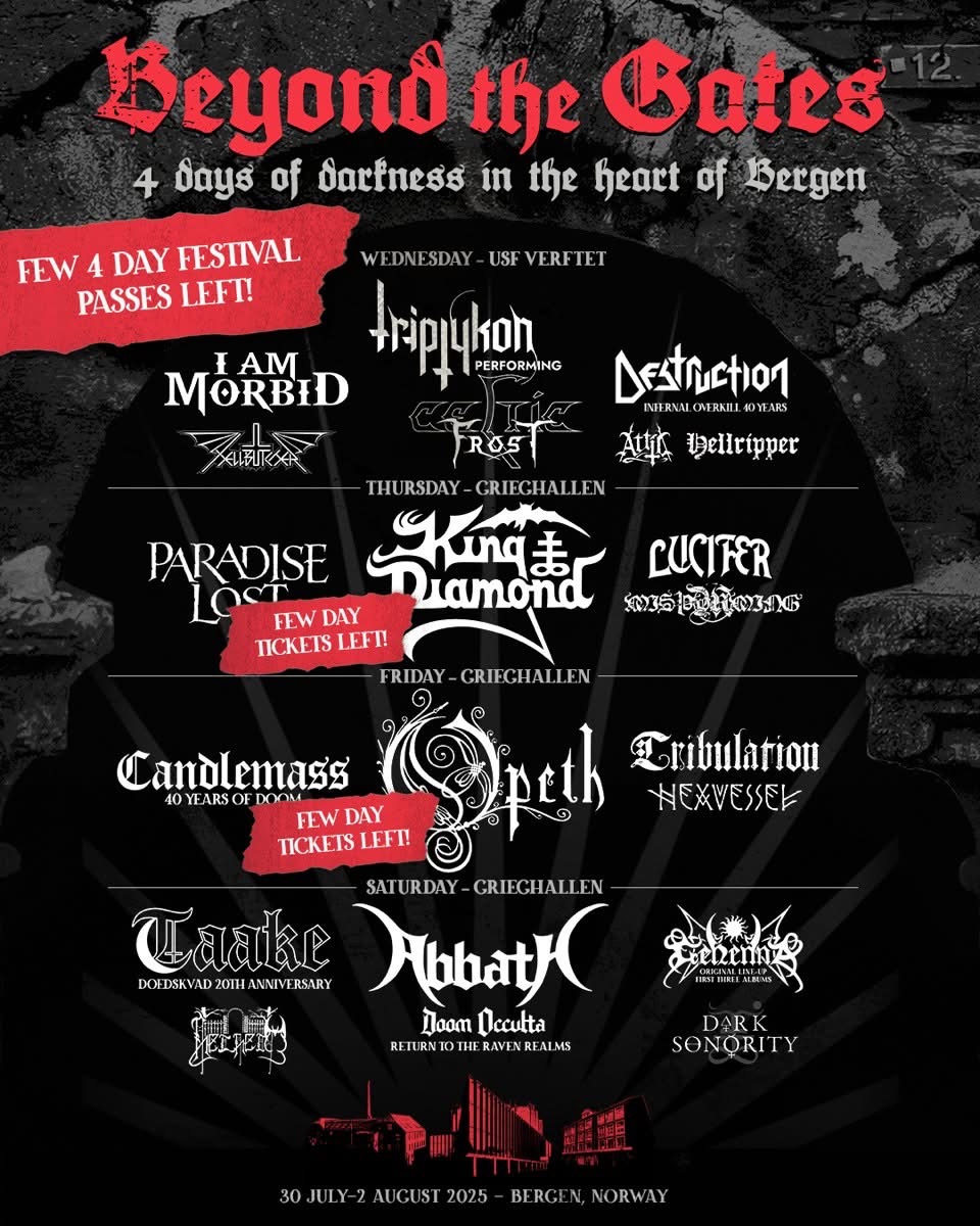 destruction's tweet image. Back in Norway 🇳🇴at the BEYOND THE GATES festival this Wednesday for an 
INFERNAL OVERKILL in it‘s entirety show and a cool afternoon movie talk! Tickets:   ticketmaster.no/artist/beyond-…