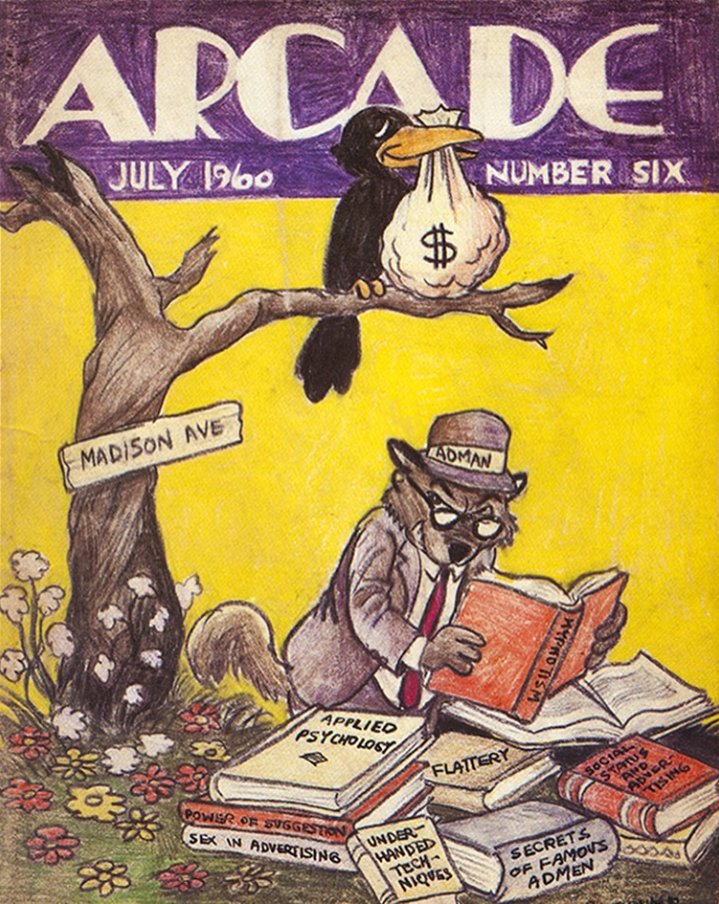 radiodormouse's tweet image. Arcade issue six from 1960— a homemade and previously unpublished work by a teenage Robert Crumb. A full book is in the works, featuring over 50 early pieces: sketchbook covers, illustrated letters and zines. #RCrumb
