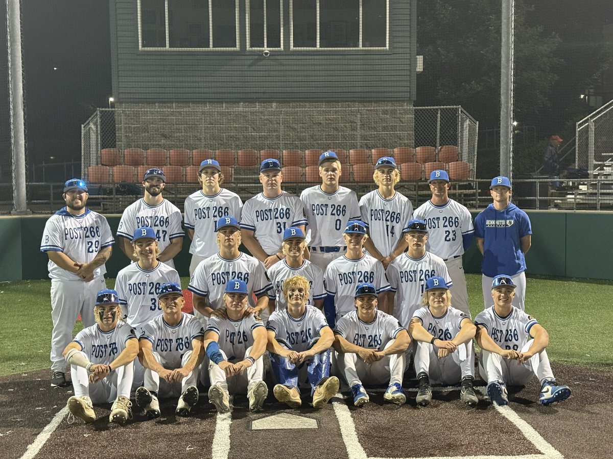 Bennington Post 266 Senior’s season came to an end yesterday in Grand Island. It’s not the way any of us would have expected or hoped things would have ended, but that’s baseball. I love this team and these coaches and couldn’t be more proud of all they accomplished this season.