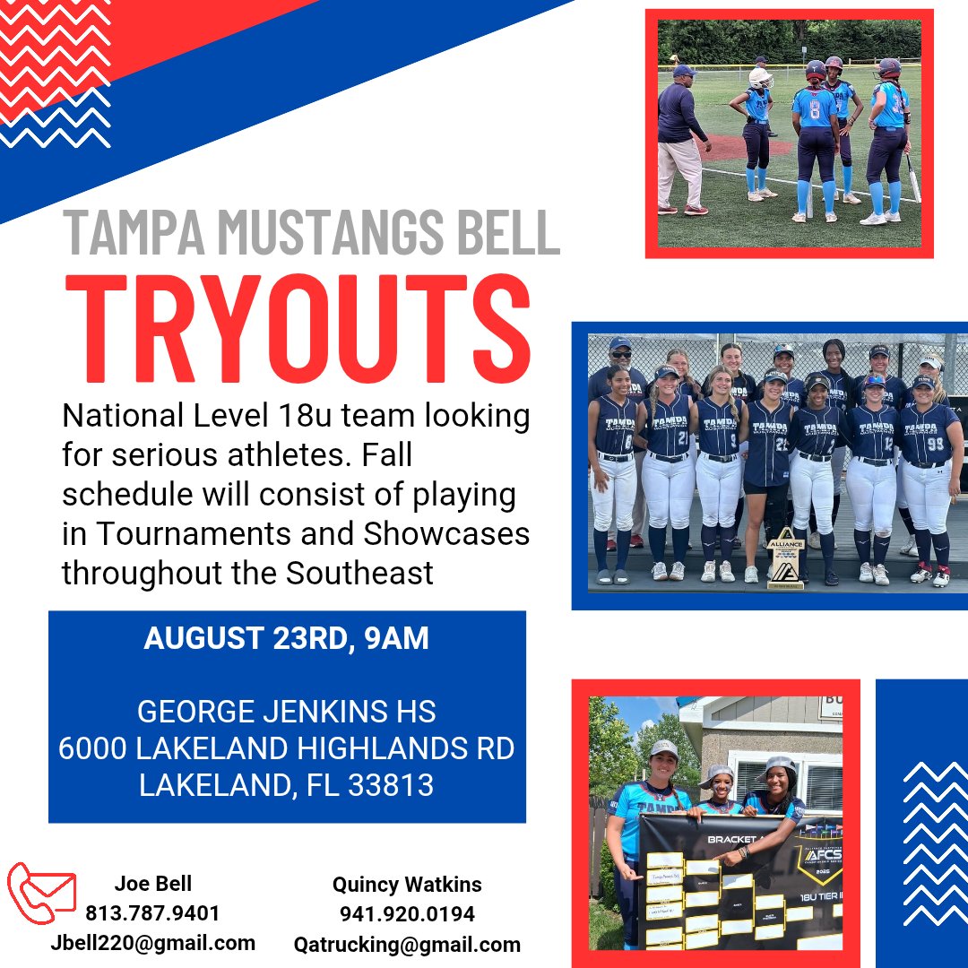 If you are looking for the best coaching and team environment around, come on out‼️
August 2️⃣3️⃣ at 9️⃣am