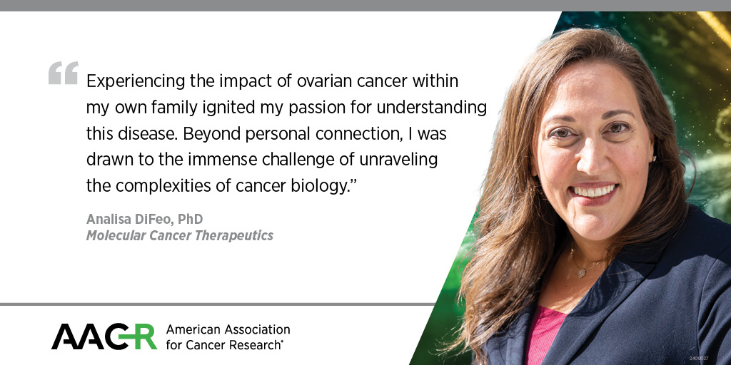 MCT_AACR's tweet image. Watch our interview with Analisa DiFeo, PhD, recipient of the 2025 Molecular Cancer Therapeutics Award for Outstanding Journal Article, to learn more about her research: brnw.ch/21wUtYK
@DiFeoLab @umichmedicine @UMichPath @UMRogelCancer