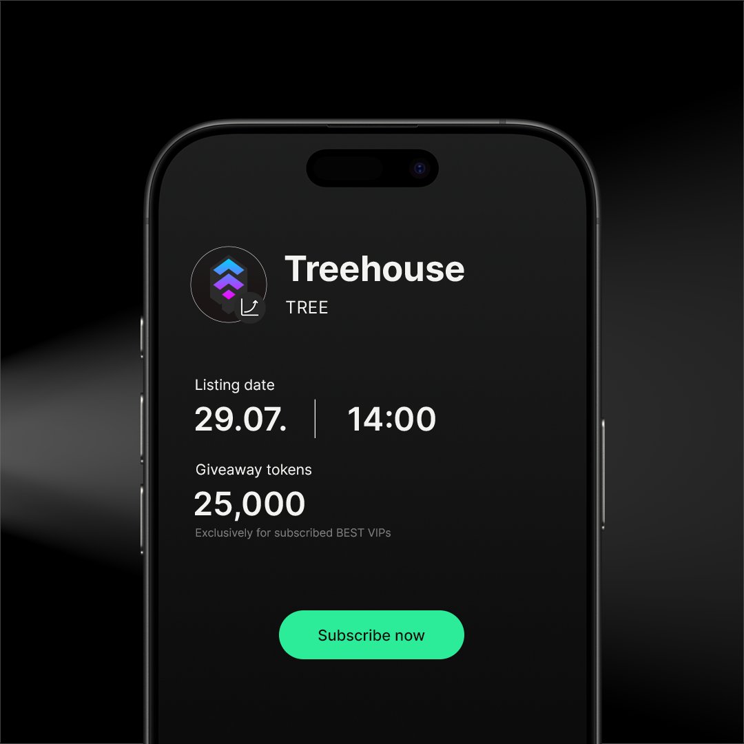 Bitpanda_global's tweet image. New week, new Bitpanda Spotlight!
@TreehouseFi is building a fixed income layer for digital assets, making returns safer, more transparent, and more accessible for everyone, from individual users to global institutions.

Stake $VSN and subscribe to $TREE to get your share of the…