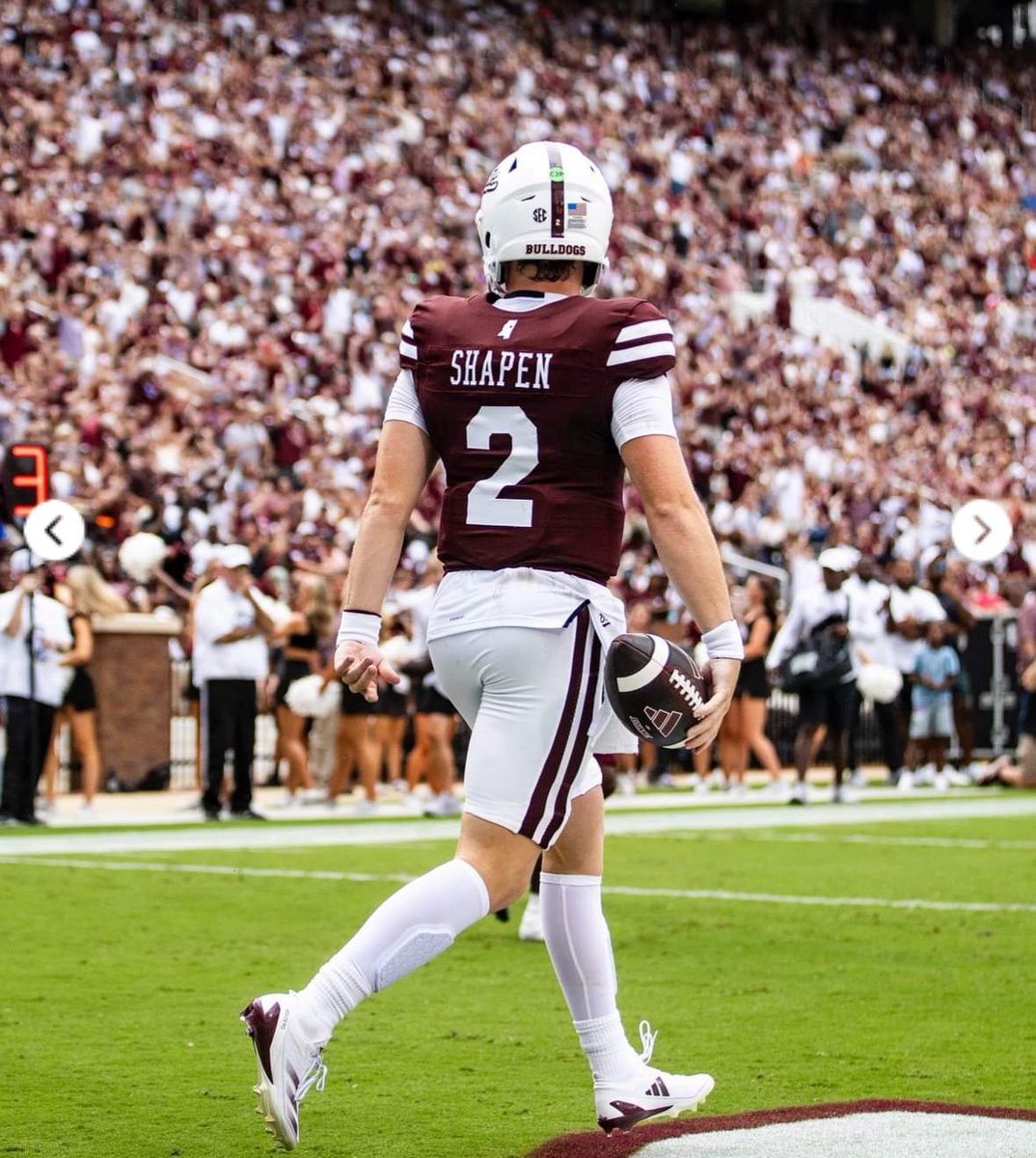 Name a better player that wears the number 2 in the SEC this year.

It’s genuinely not possible

Blake Shapen is coming to prove A LOT of people wrong