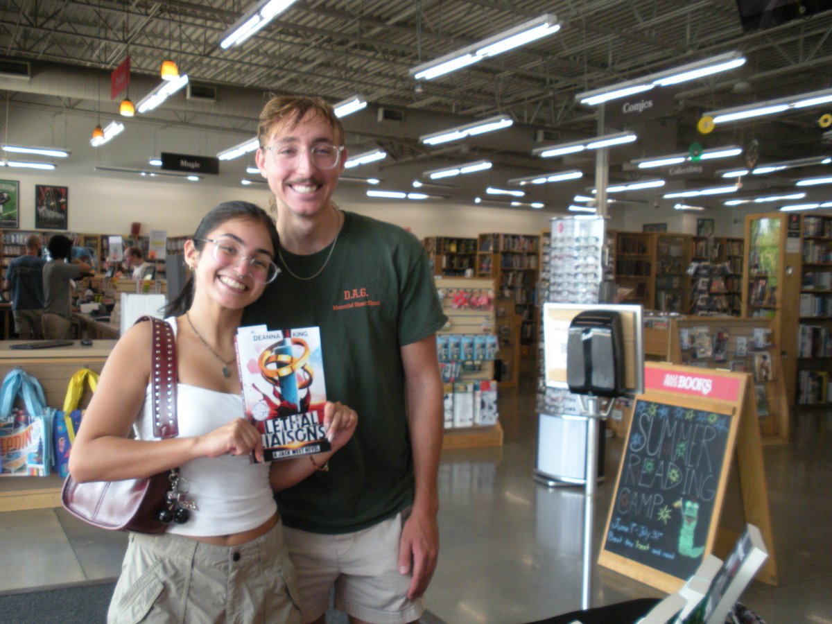 Wonderful way to start up events again@ HPB Cedar Park Round Rock Austin (S. Park Meadows) Magnificent weekend! Lovely folks-enthusiastic readers! SHOUT OUT TO MY HUBBY TRAVIS FOR BEING EVERY EVENT FOR THE PAST 6 YEARS! Happy reading! Go to (FB) Deanna King Writing /See photos!
