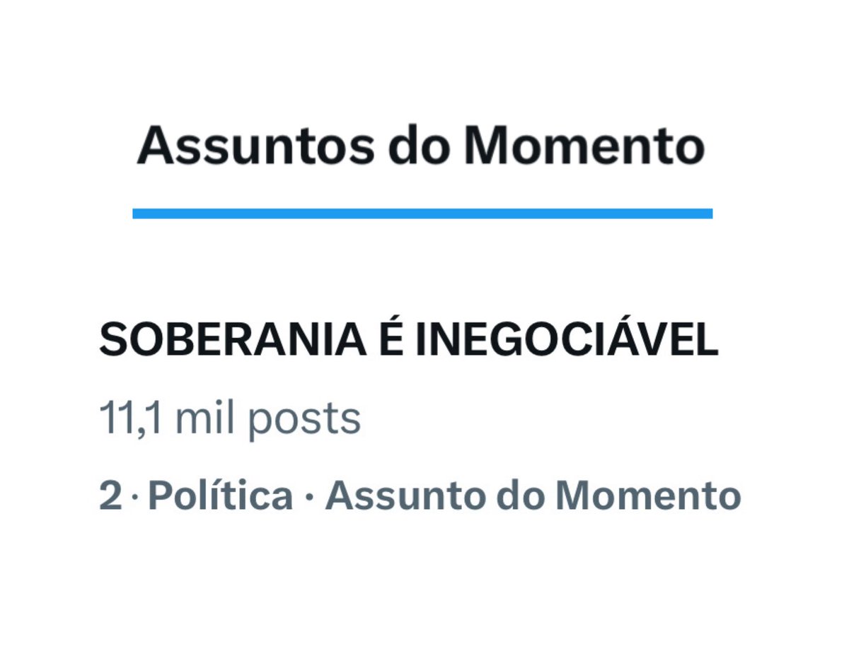 Rapaz, subiu muito rápido! Bora colocar em primeiro lugar! Compartilhe e comente muito! 👊🏽🇧🇷

SOBERANIA É INEGOCIÁVEL