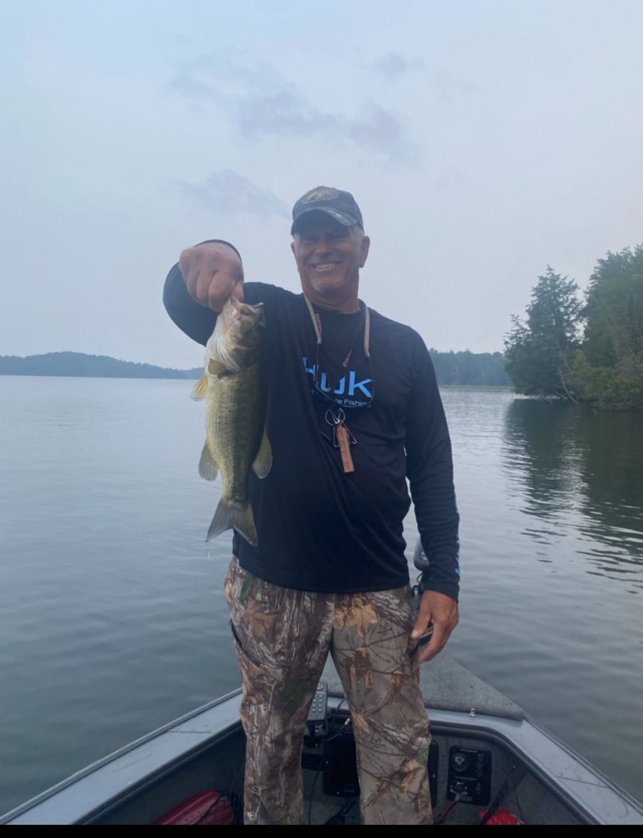 CDeplorable's tweet image. Lots of Smallmouth Bass and several Large mouth Bass. All caught and released to fight another day. We also caught some walleye, lots of panfish a few we fried up. Only one Musky in the family a 42 inch. Weather was great and pontoon cocktail cruises were plentiful.