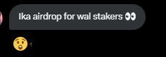 SuiCorner's tweet photo. 🚨 $IKA AIRDROP FOR $WAL STAKERS? 👀

@SuiNetwork co-founder @EmanAbio  just said “$WAL stakers will be the happiest people in the world”

And tomorrow, the TGE @ikadotxyz  will take place.

Community’s already connecting the dots...
➡️ IKA
➡️ WAL
➡️ Airdrop? https://t.co/nUdciEmp1R