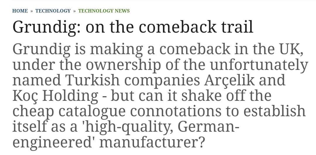 red_mutant_eyes's tweet image. Remembering that time I googled Grundig to see what had happened to the company.