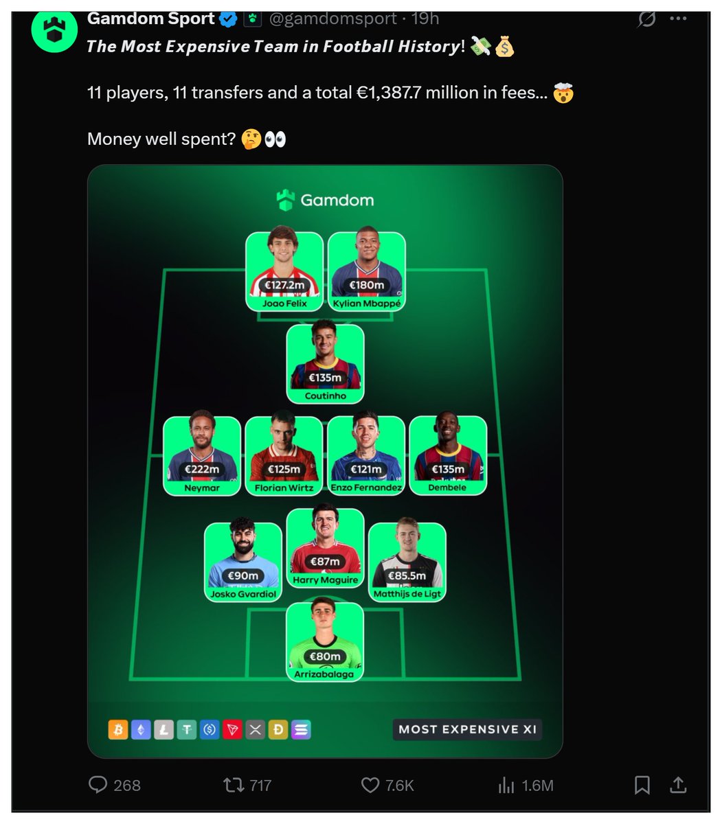 saybugs's tweet image. too many gba in this lineup. even kylian didn't win what he was bought for so he too counts as a gba.
my ney ney the worst of all. at least Dembele turned his life around, felix is totally gone