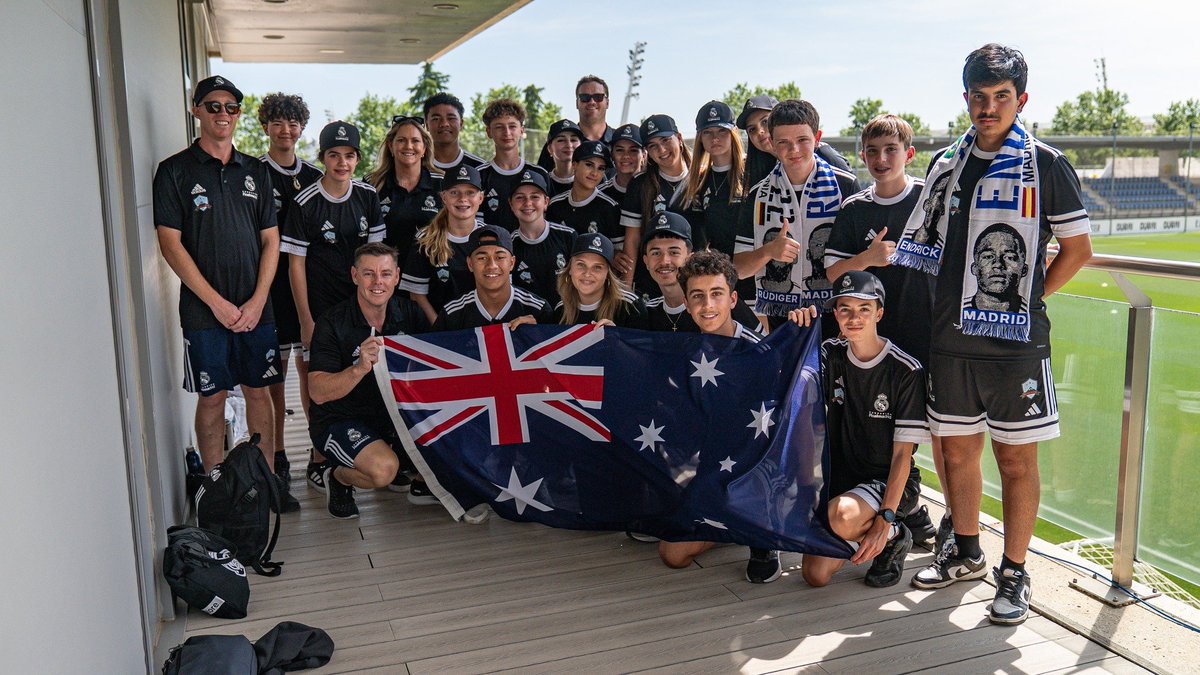 Rosemary Morris-Castico 🇦🇺 (@ausembesp) on Twitter photo 🌍⚽Australia y España, unidos por el poder transformador del deporte. Gracias a la excelente labor de <a href="/Fun_Realmadrid/">Fundación Real Madrid</a>, 20 jóvenes de Warrawong High School🇦🇺 visitaron 🇪🇸 este mes, compartiendo entrenamientos y experiencias que tienden puentes entre nuestros países. 🌍⚽Australia y España, unidos por el poder transformador del deporte. Gracias a la excelente labor de <a href="/Fun_Realmadrid/">Fundación Real Madrid</a>, 20 jóvenes de Warrawong High School🇦🇺 visitaron 🇪🇸 este mes, compartiendo entrenamientos y experiencias que tienden puentes entre nuestros países.