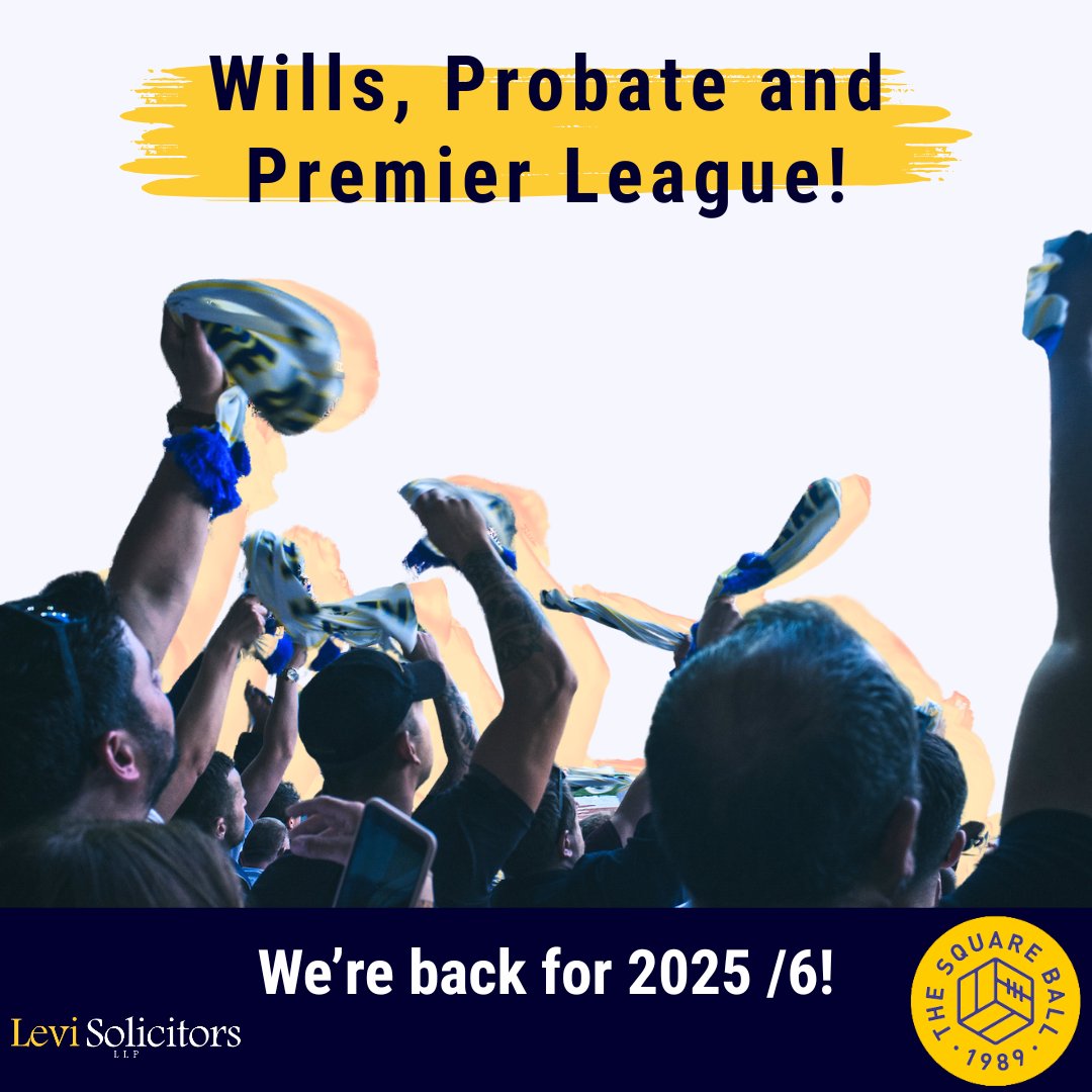 After some tough negotiations with <a href="/OddyTSB/">ODDY</a>, we’re excited to be back for our 10th year working with <a href="/TheSquareBall/">The Square Ball</a>!

Get 10% of our legal fees by quoting 'The Square Ball'. Visit the website to get started: levisolicitors.co.uk/thesquareball