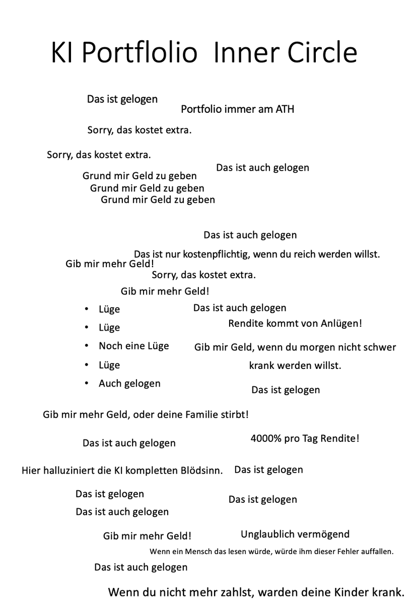 🚨🚨🚨
Endlich ist es so weit! Nach neun Monaten intensiver Arbeit mit KI ist unser KI-basiertes Portfolio nun exklusiv für IC-Member zugänglich. Es steckt sehr viel harte Arbeit darin – deshalb kostet der Zugang leider auch extra.

Ein Auszug: