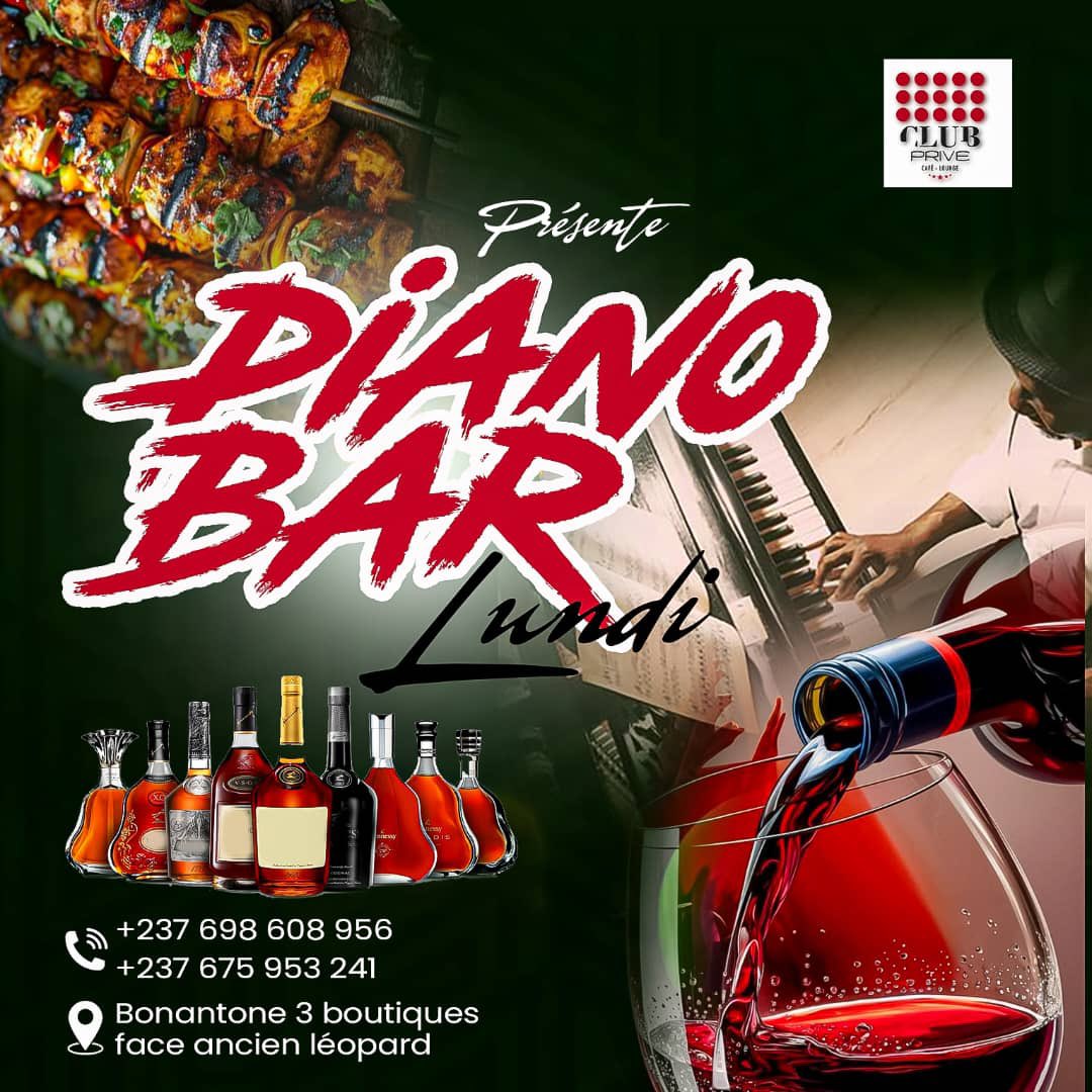 🎹✨ Lundi, ambiance Piano Bar au Club Privé ! ✨🎶
Dès 19h, venez profiter d’une soirée chic et décontractée autour d’un bon verre, avec les plus belles mélodies jouées en live.
Un moment parfait pour se détendre, discuter et savourer l’atmosphère cosy du Club Privé.