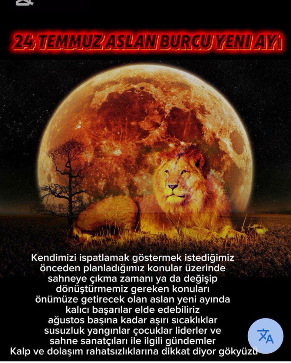 #aslanyeniayı #24temmuz