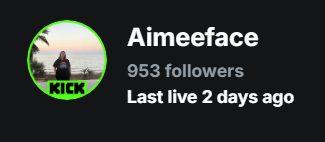 AimeeTaits's tweet image. 🚨 Almost at 1k followers! 🚨
I'm super close to hitting a major milestone, and I need YOUR help to make it happen! 💗💚💗
If you enjoy streaming or chill vibes please drop me a follow.
kick.com/Aimeeface
#RoadTo1k #StreamingFam #HelpMeReach1k