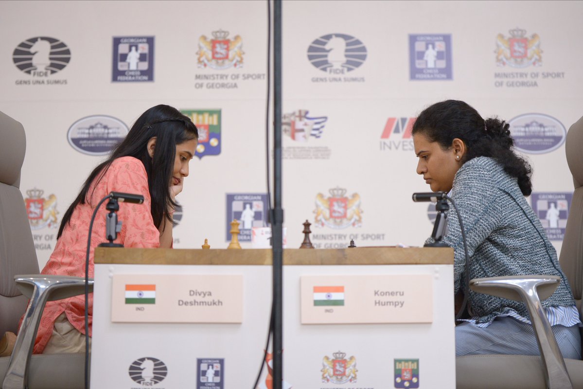 JPNadda's tweet image. My heartfelt congratulations to @DivyaDeshmukh05 on winning the FIDE Women&apos;s World Cup 2025. Your sheer determination and commitment to chess are truly inspiring. This remarkable achievement will motivate countless young aspirants across the country.

Kudos to @humpy_koneru for…