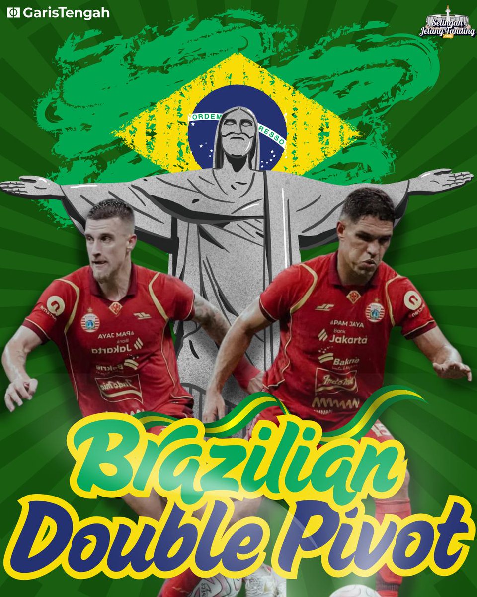 Van Basty Sousa yg berani duel ngejaga kedalaman tanpa kompromi sambil sesekali nembak dari luar kotak,

Diimbangi Calonego yg kuat nge-carry bola sampe depan, tapi kagak lupa buat balik bantu pertahanan.

Dua DM yg jadi dasar ide main dari Mauricio Souza di Persija musim ini.