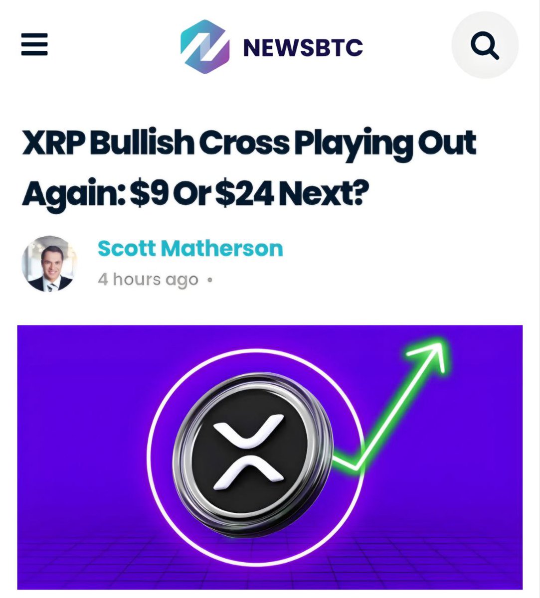 Token_Trek01's tweet image. 🚨 XRP is gaining momentum — $9+ is on the radar! 📈🔥

A key historical indicator just reappeared, backing XRP’s bullish setup.
This rally could be bigger than ever — make sure your bags are ready. 🚀