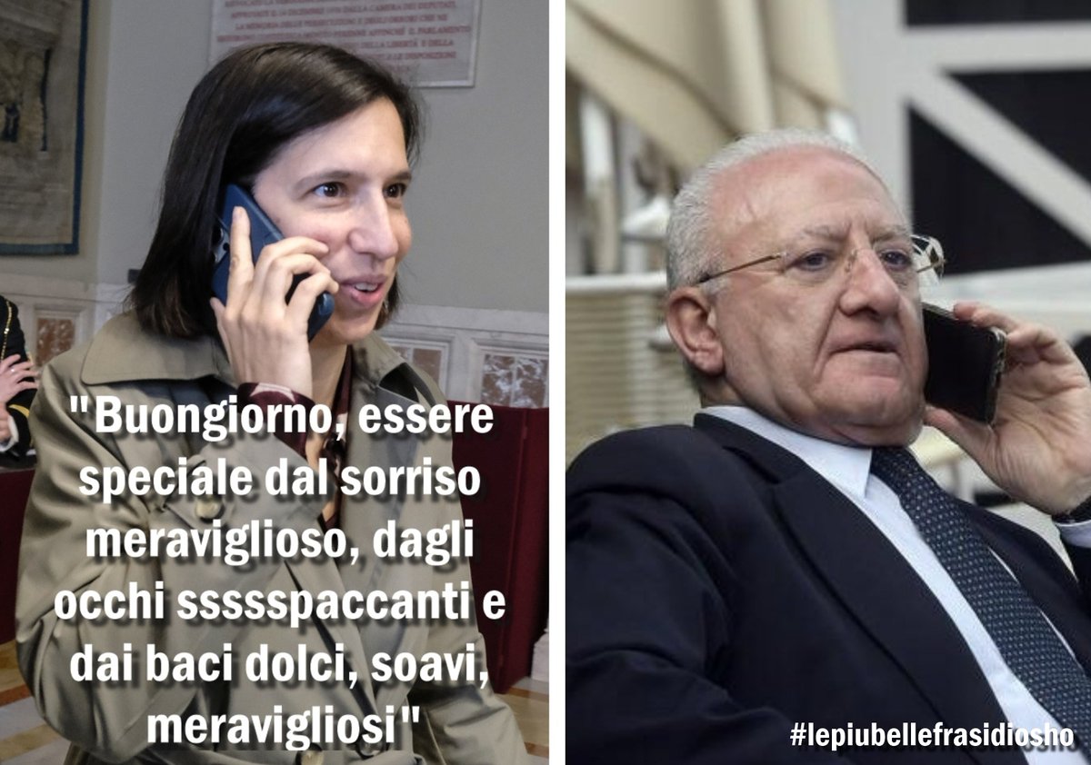 #Schlein tende la mano a #DeLuca per salvarsi da #Conte.
#Campania