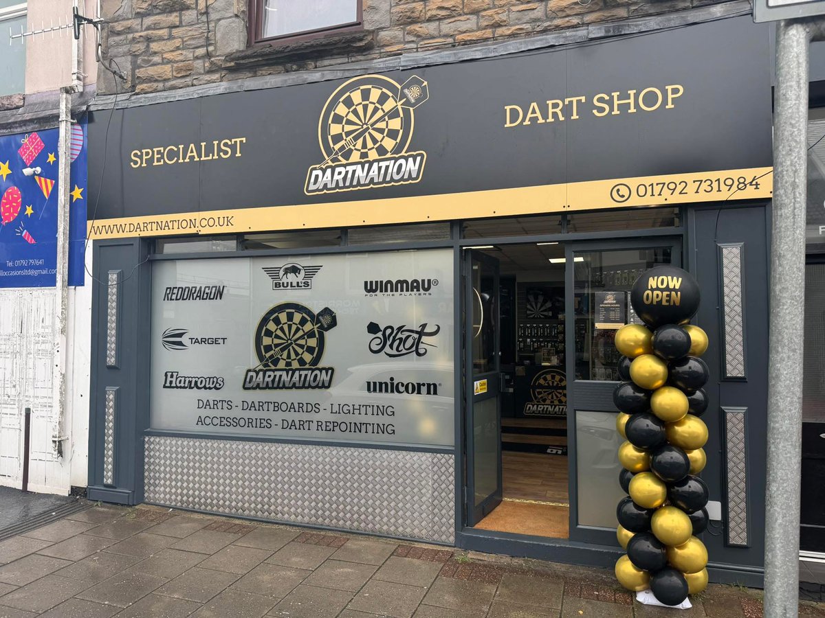 SxSwansea's tweet photo. We absolutely love hearing this! 🎯

“𝗧𝗵𝗮𝗻𝗸 𝘆𝗼𝘂, 𝘁𝗵𝗲 𝘀𝗶𝗴𝗻𝘀 𝗹𝗼𝗼𝗸 𝗮𝗺𝗮𝘇𝗶𝗻𝗴 𝗮𝗻𝗱 𝗵𝗮𝘃𝗲 𝗯𝗲𝗲𝗻 𝘃𝗲𝗿𝘆 𝘃𝗲𝗿𝘆 𝗽𝗼𝗽𝘂𝗹𝗮𝗿.” ⭐⭐⭐⭐⭐

These signs were a fun project to work on and we’re so glad they’re getting noticed!

@dartsVDL https://t.co/p8OSCYo3QZ