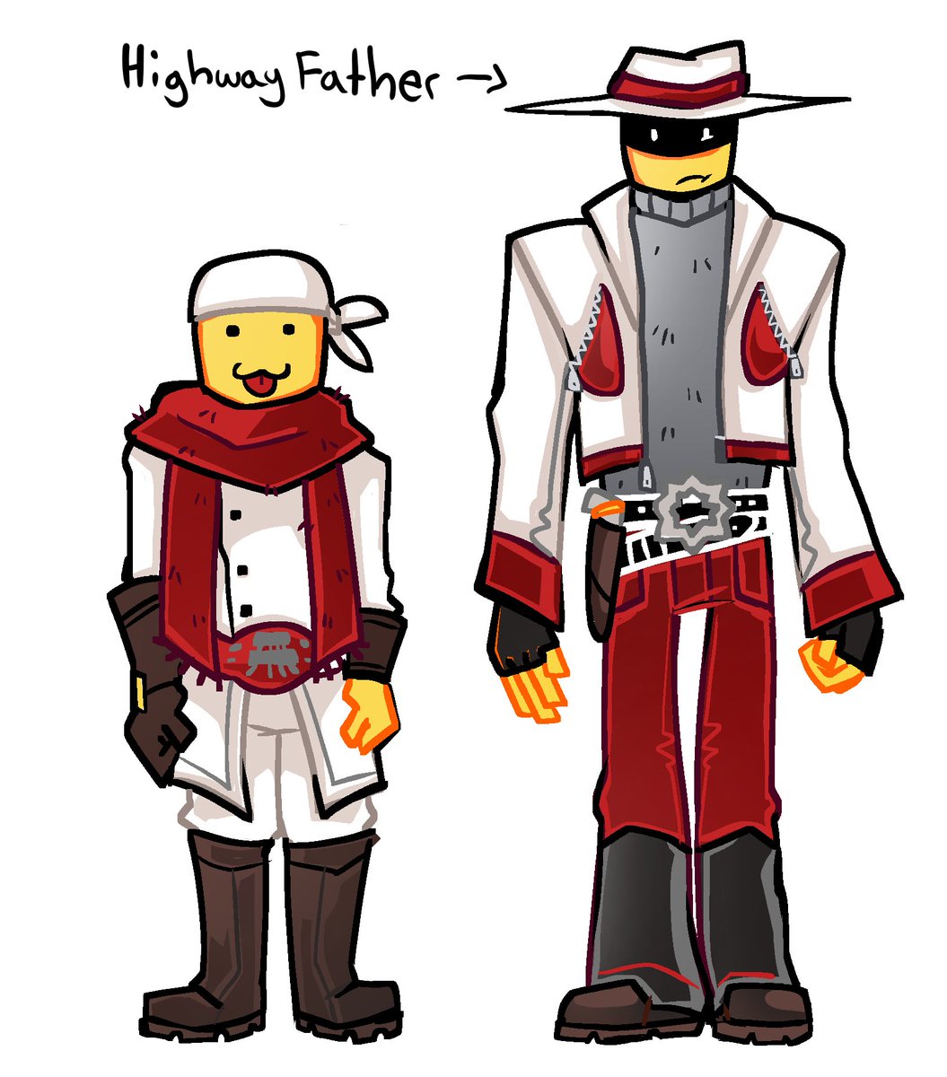 There_Swag's tweet image. Sorry for not posting I was playing pilgrammed. Look at my pilgrammed oc. Highway father. Ain&apos;t he cool uh huh YEAHHHJJ