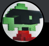 Treeomp1's tweet image. changing my profile picture i found another that i kinda like way more than this voxel thing i made years back
