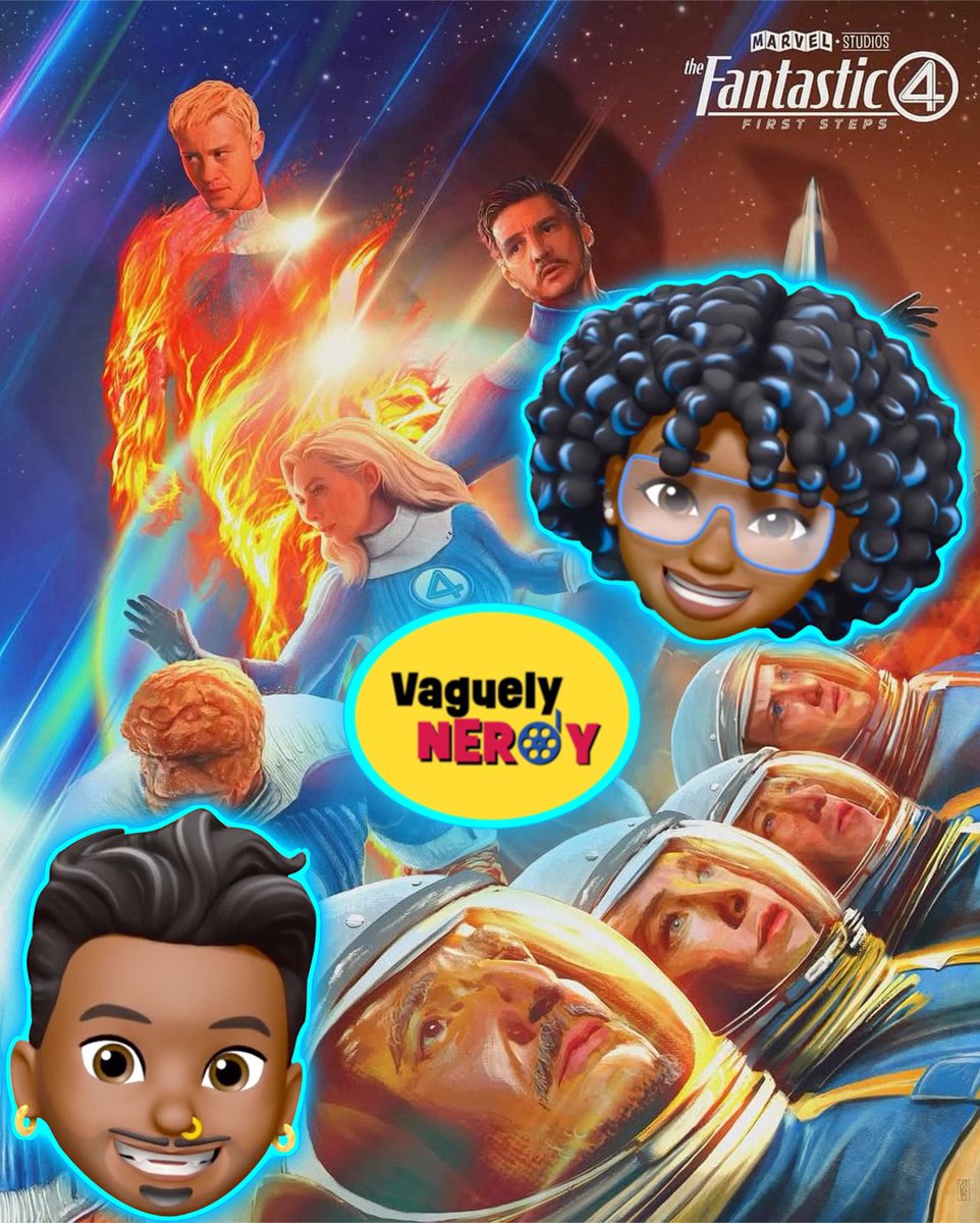 vaguelynerdypod's tweet image. IT’S OUR  1️⃣0️⃣4️⃣th EPISODE of “Vaguely Nerdy Podcast” ‼️ We saw #FantasticFour! 

+ TRAILERS! 🎞️

+ ‘CLAYFACE’ casts Naomi Ackie 

+ ‘THE THOMAS CROWN AFFAIR’ casts Adria Ajorna

+ MORE

On all podcast platforms &amp;amp; YouTube!
