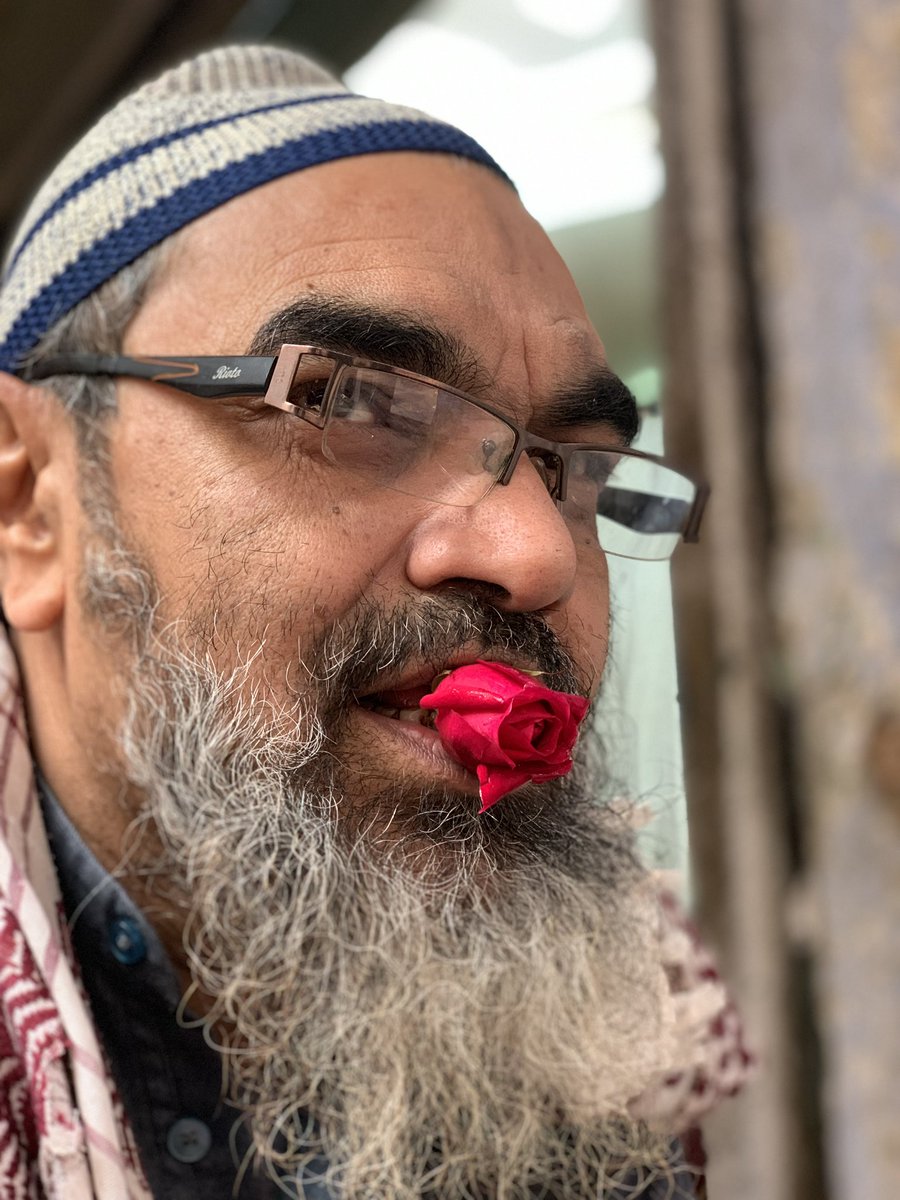 thedelhiwalla's tweet image. On coming across a photo book by the famous Michaud couple—cover
showing two beaded men with red rose… so I turn inward to my own work—see!… The Delhi Walla Archives, from across the years