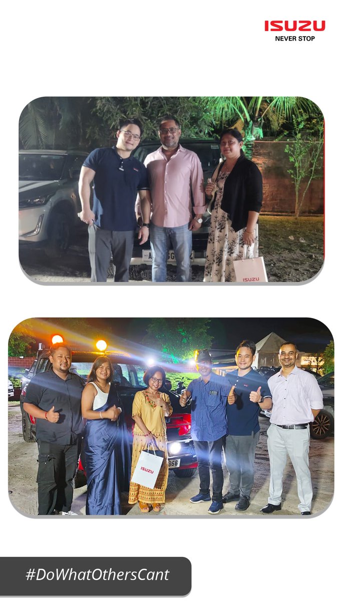 IsuzuIndia's tweet image. PCPL ISUZU Guwahati hosted a successful customer meet.
Thank you for your trust and support!

#CustomerMeet #IsuzuMotorsIndia #DrivenByTrust #JapaneseTechnology