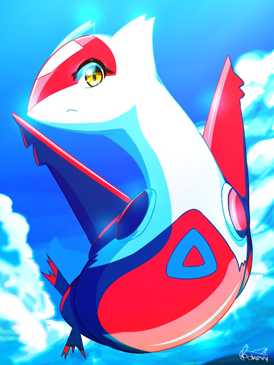 pokevy_lati3's tweet image. 【ラティアス_習作】
#ラティアス
#ポケモンイラスト
#100日チャレンジ 
58日目です