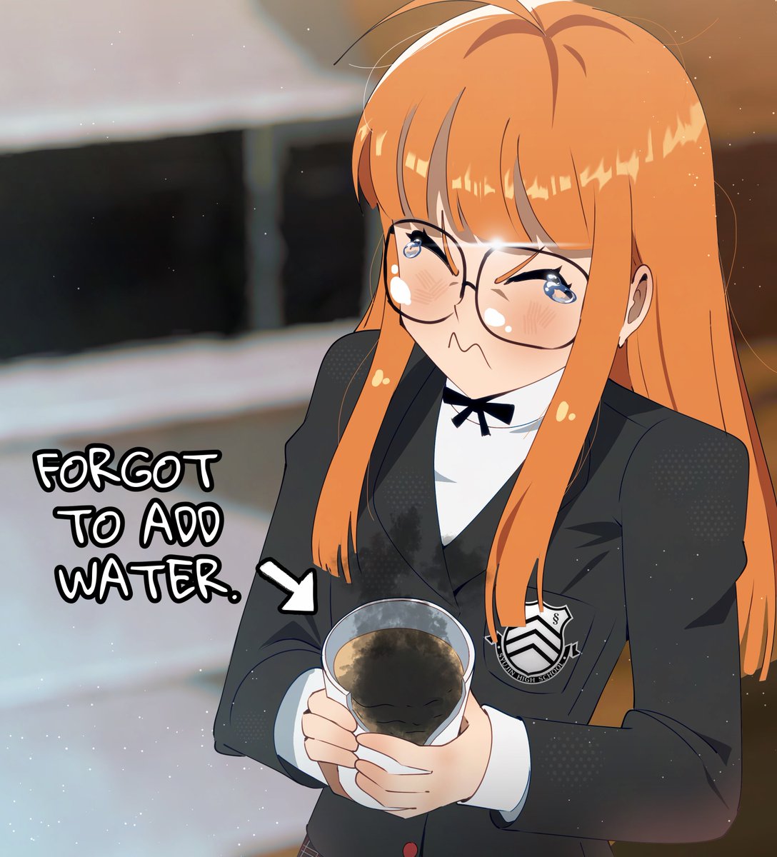 GJH_1_'s tweet image. Futaba’s cup noodles #P5R