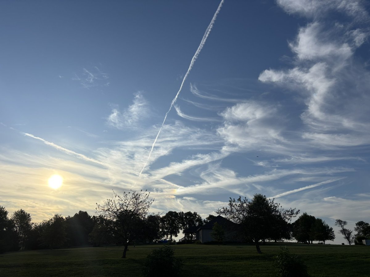 The skies over Southwest Missouri on the morning of July 28, 2025