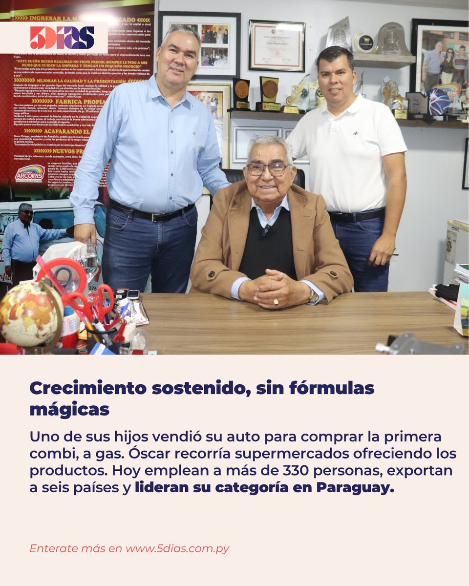 🔧 “No hay secretos: es trabajo. Y todavía no está todo hecho. Seguimos creciendo”

Óscar Ortega fundó Arcoiris después de más de 30 años trabajando en otra empresa
Empezó desde cero, en su casa, con el apoyo de su familia y una bolsa de condimentos.

🛒 El primer gran cliente