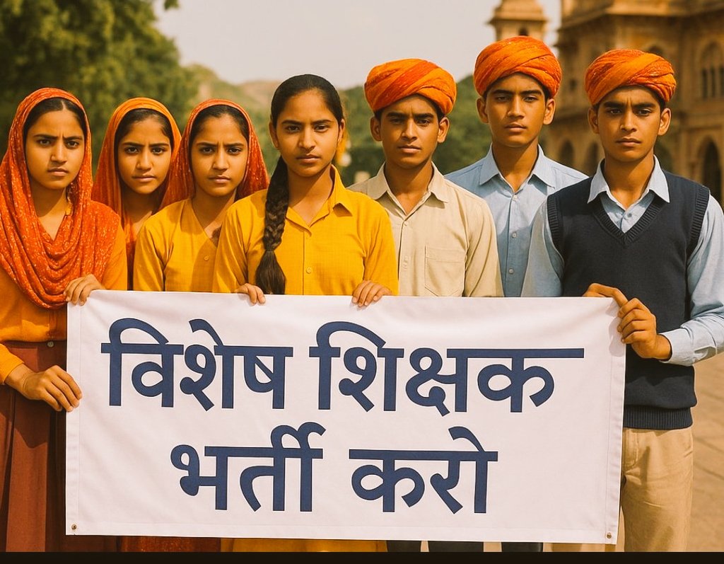 DHARMENDRA SARAN (@dharmsaran123) on Twitter photo माननीय मुख्यमंत्री जी आपसे निवेदन है कि थर्ड ग्रेड वैकेंसी में विशेष
शिक्षा के पदों का सृजन करें जिससे दिव्यांग छात्रों एवं विशेष शिक्षा के अंदर डिग्री & डिप्लोमा धारी युवाओं के साथ न्याय हो ।
RT करे ओर लिखते रहो।
<a href="/madandilawar/">Madan Dilawar</a>
<a href="/JATbera1/">Bhera ram</a>
<a href="/Radhemahwa/">Radhe Meena</a>
#विशेष_शिक्षक_भर्ती_करो माननीय मुख्यमंत्री जी आपसे निवेदन है कि थर्ड ग्रेड वैकेंसी में विशेष
शिक्षा के पदों का सृजन करें जिससे दिव्यांग छात्रों एवं विशेष शिक्षा के अंदर डिग्री & डिप्लोमा धारी युवाओं के साथ न्याय हो ।
RT करे ओर लिखते रहो।
<a href="/madandilawar/">Madan Dilawar</a>
<a href="/JATbera1/">Bhera ram</a>
<a href="/Radhemahwa/">Radhe Meena</a>
#विशेष_शिक्षक_भर्ती_करो