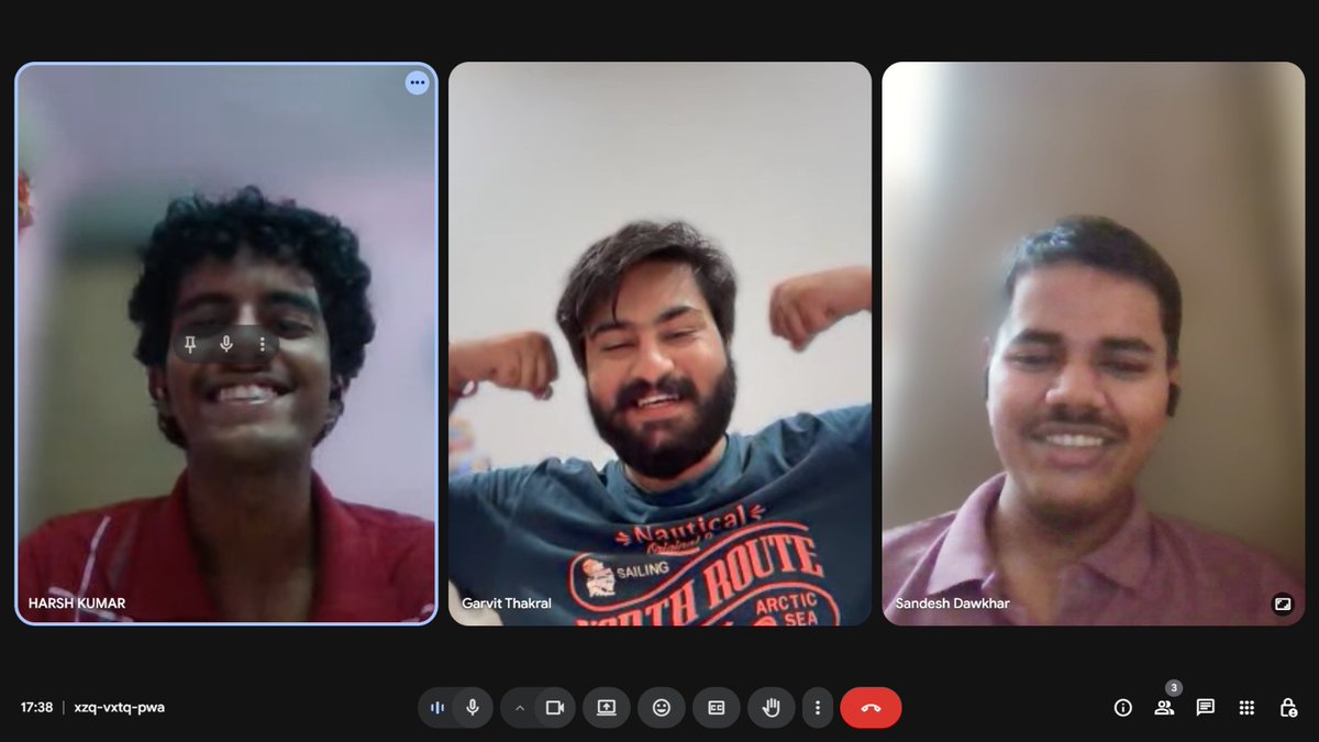 thakral_garvit's tweet photo. Made it to the FINAL ROUND of #TRIWIZARDATHON ๐
#Microsoft
My app GrindChain helps learners build AI-powered personalized roadmaps, track their progress, and stay consistent through group streaks & accountability.
we are coming @sandesh13fr @itsbingchilling #Hackathon #finals https://t.co/DvHpLnogG5