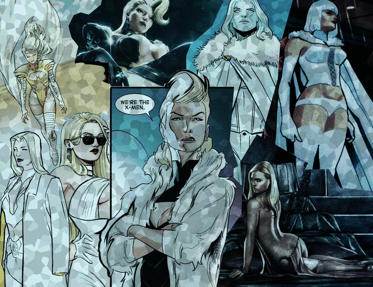 “I ʜᴀᴠᴇ ʙᴀᴛʜᴇᴅ ɪɴ ᴛʜᴇ Pʜᴏᴇɴɪx's Fɪʀᴇs ᴏɴᴄᴇ ʙᴇғᴏʀᴇ…  Aɴᴅ sᴛɪʟʟ ʀᴇᴍᴀɪɴ 𝑰𝑴𝑷𝑬𝑹𝑽𝑰𝑶𝑼𝑺.”

Emma Frost 
Non-canon AU of
Marvel Rivals and Marvel Comics
White Queen, Headmistress, Phoenix Host, Unbreakable

MVRP, NSFWRP
TL / DM's Open