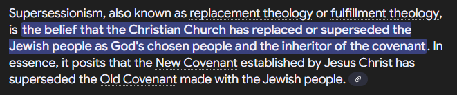 Are the reformedbros gonna sit back and ignore the fact that Joel Webbon just used the words "hard supersessionism" to describe his view of Romans 11?

Probably.

They're always complaining about how no one actually believes in "replacement theology"

But when you point out the
