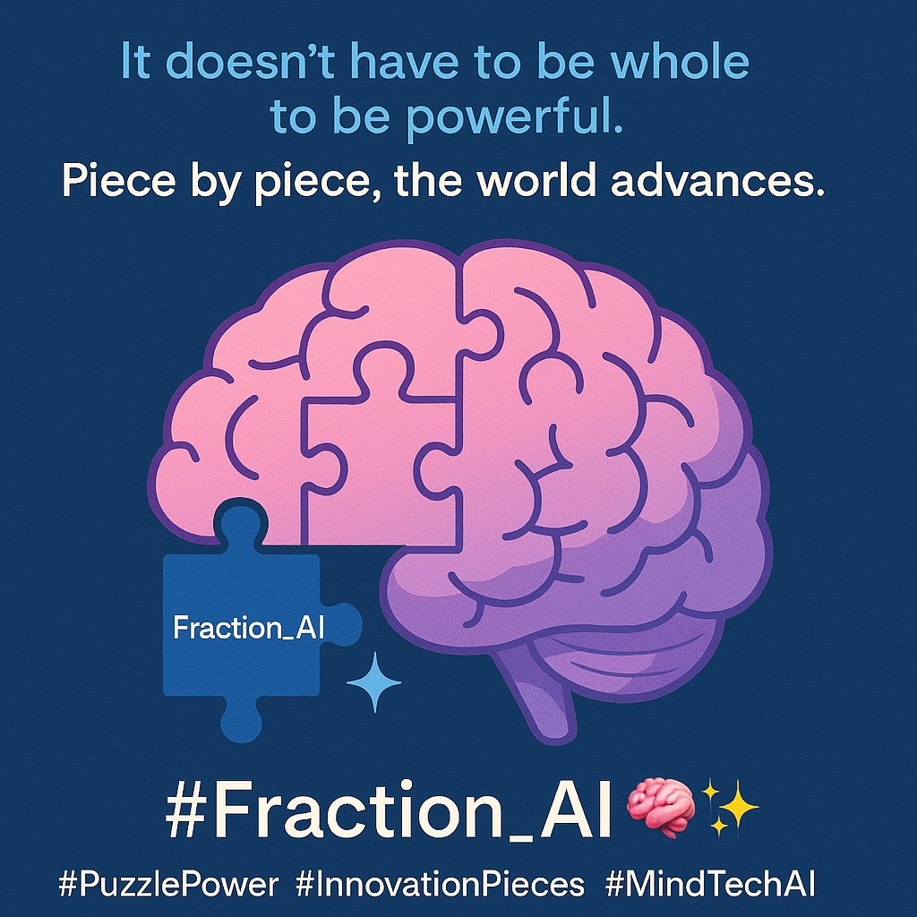 Teja7479's tweet image. Finally found the missing piece,have you ..?🤟🤟
the world will be ruled by @FractionAI_xyz
where followers doesn't matter and only content matters