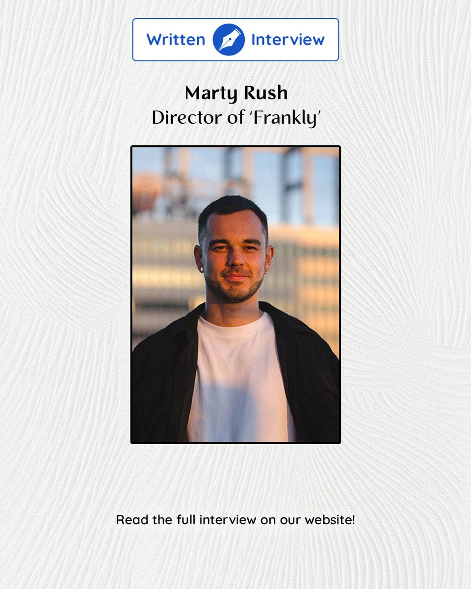 𝐎𝐟𝐟𝐢𝐜𝐢𝐚𝐥 𝐈𝐧𝐭𝐞𝐫𝐯𝐢𝐞𝐰

Marty Rush
Director of "Frankly"

Read the full interview on our website.
Link in our bio!

#AsianIFF