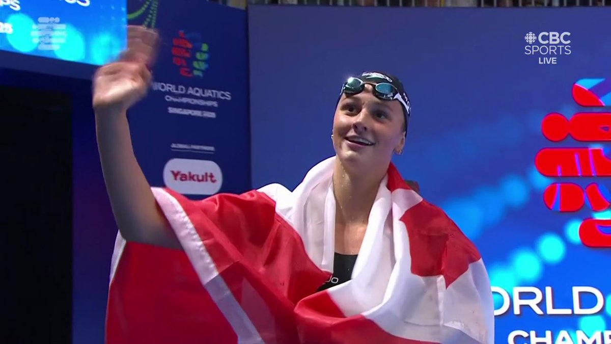 swimcoverage's tweet image. 🇸🇬World Championships Singapore 2025 #AQUASingapore2025

Women&apos;s 200m Individual Medley
🥇🇨🇦Summer McIntosh
🥈🇺🇸Alex Walsh