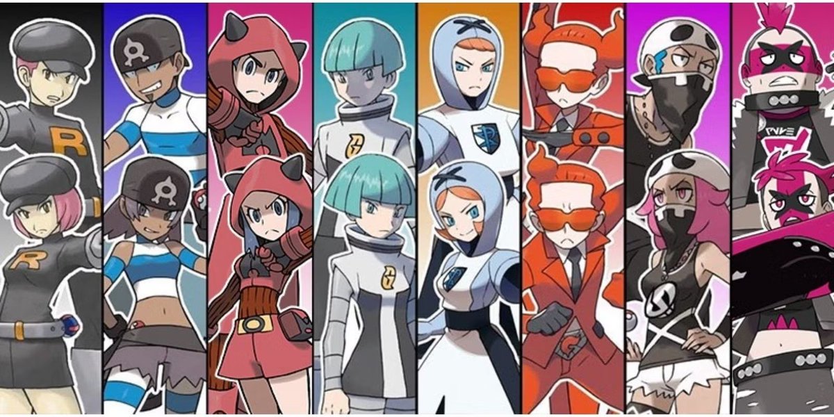 arkclaimer's tweet image. what is your favorite evil team in Pokémon