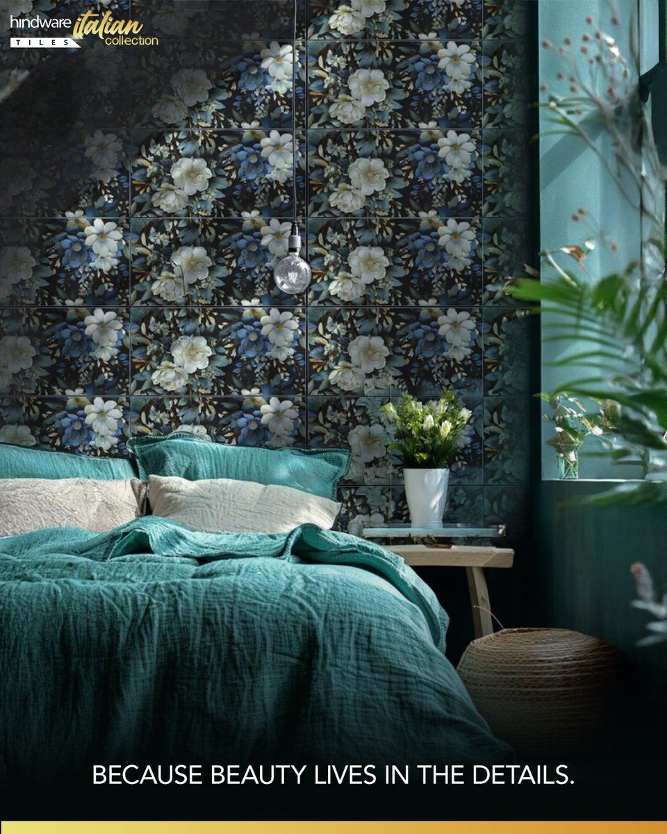hindware_tiles's tweet image. Transform your bedroom into a blooming retreat.

The Persain Fiore tile brings a soft, elegant floral backdrop that complements not just your bed but your entire mood. 

#HindwareTiles #PersianFiore #StyleYourTile #TilesThatSpeak #InteriorInspo #HindwareItalianTilesCollection