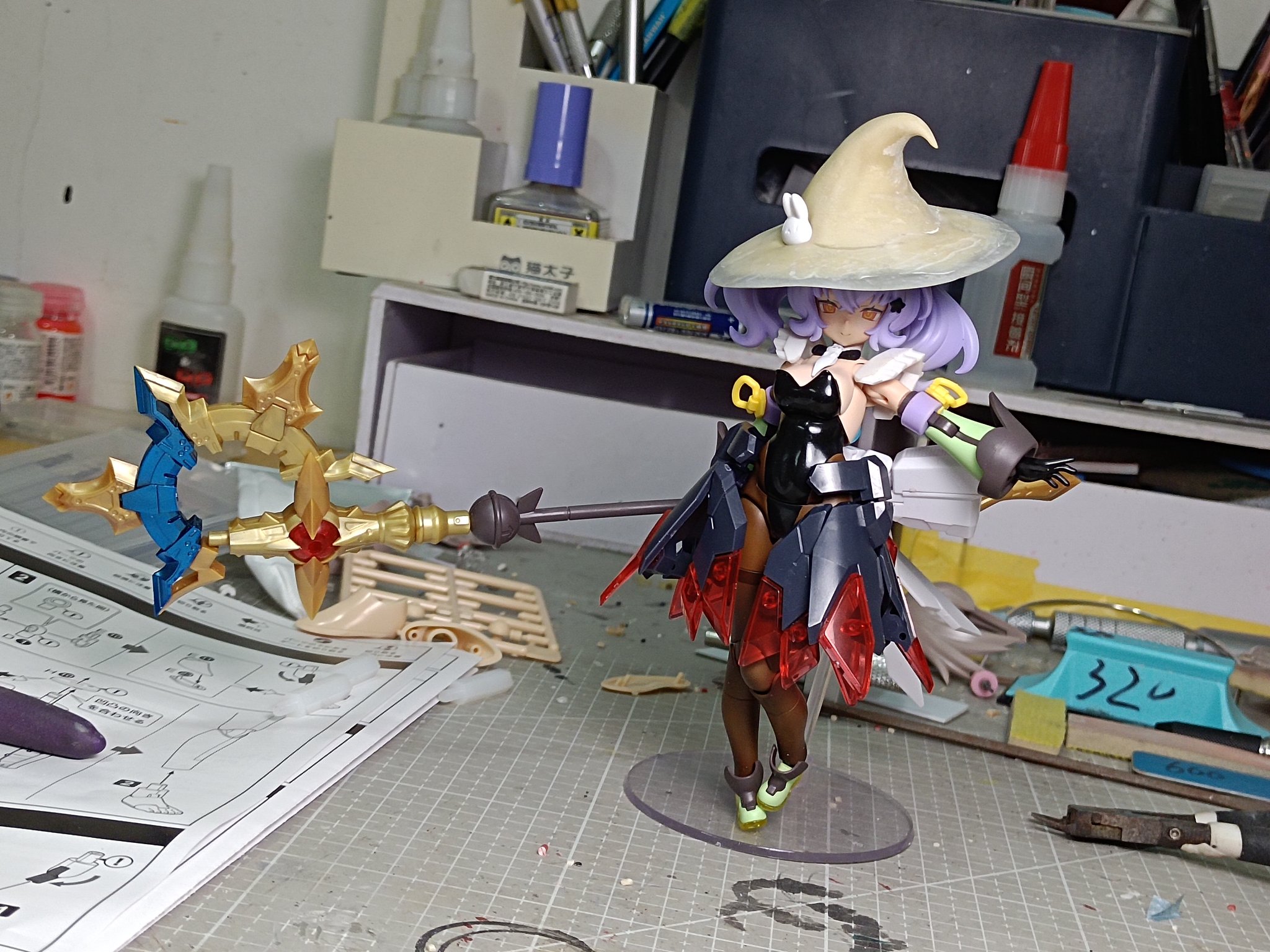 メガミデバイス+α まとめ売り 製作レビュー】#メガミデバイス 朱羅 忍者 枢 を1/12バイク